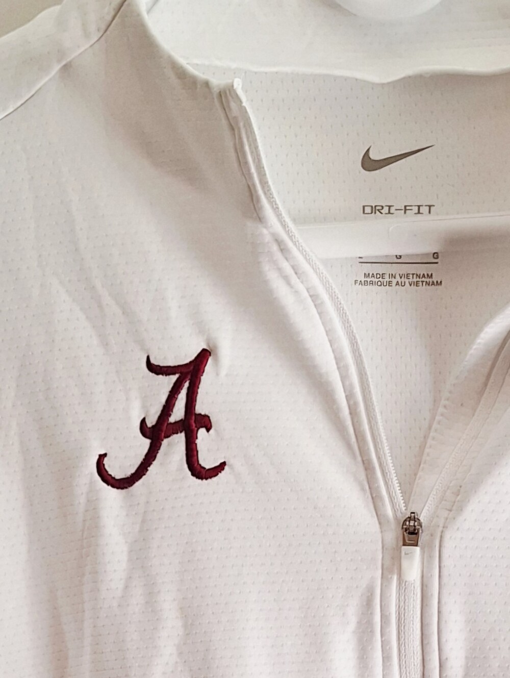 Nike University of Alabama Crimson Tide Dri-FIT Half-Zip Pullover Sz L VGC - Picture 4 of 4